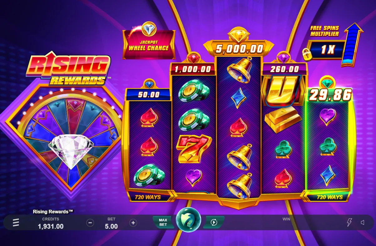Rising Rewards demo